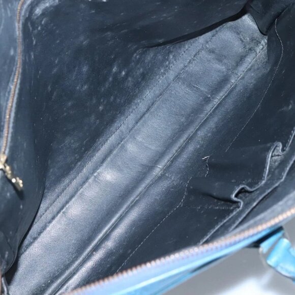 LOUIS VUITTON Epi Porte Documents Voyage Business Bag Blue - Picture 14 of 16